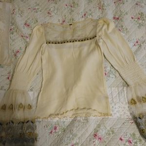 Gypsy embroidered top